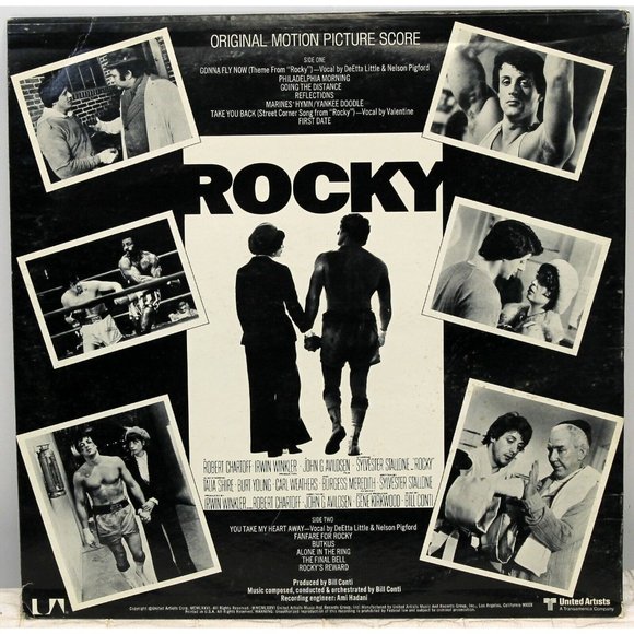 Vtg 1976 Rocky Motion Picture Soundtrack Bill Conti LP Vinyl Record - Picture 2 of 8